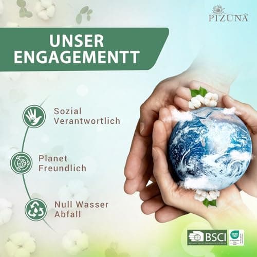 Pizuna Kissenbezüge 2er-Pack 40 x 80 cm Dunkelblau – 100% Langstapel-Baumwolle, 400 Fadenzahl