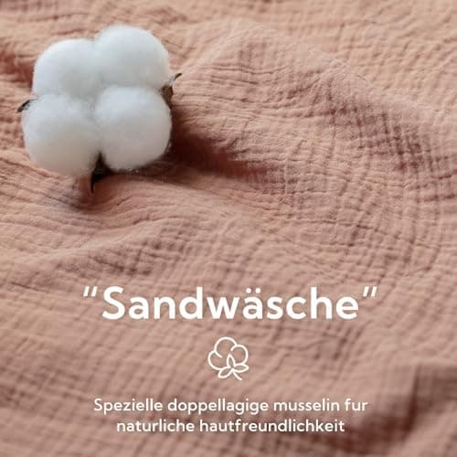 SOULFUL Doppelte Musselin-Kissenbezug 40x80 cm – Baumwolle, OEKO-TEX STANDARD 100