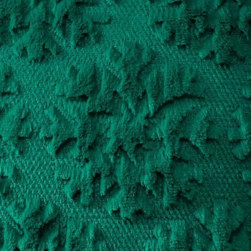 Artscope 2er-Set Kissenbezüge (40x40 cm) – weicher Kurzplüsch Wollsamt, Schneeflocke Creme Beige