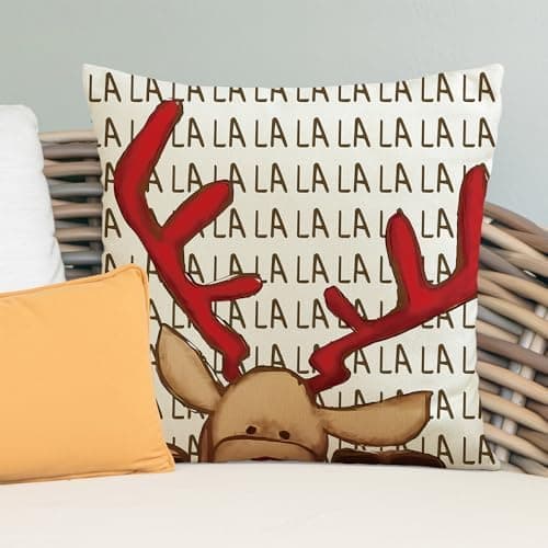 4er Set Kissenbezüge Weihnachten 40×80 cm – festliche Kissenhüllen für Sofa & Wohnzimmer