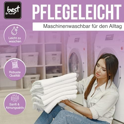 Elastisches Jersey-Spannbettlaken 90x180 cm – 100% Baumwolle, kuschelig warm