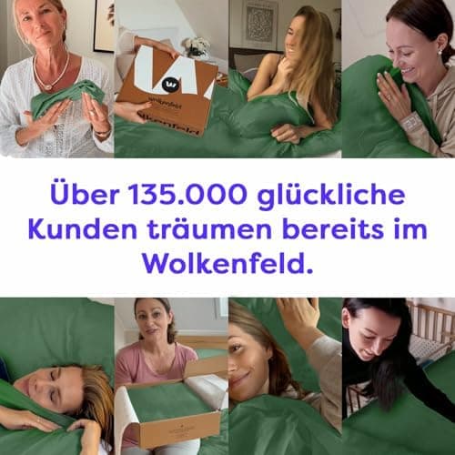Bettwäsche 135×200 cm – Anthrazit, kuschelig weich & bügelfrei – ÖKO‑TEX MADE IN GREEN | 1x Bettbezug 135×200 + 1x Kisse