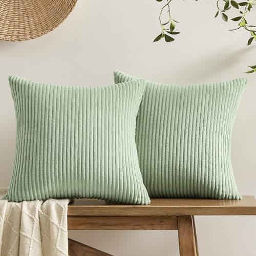 Softalker Kissenbezug 40x40 cm – 2er Set flauschig rosa, Dekokissenbezug für Sofa, Wohnzimmer & Schlafzimmer