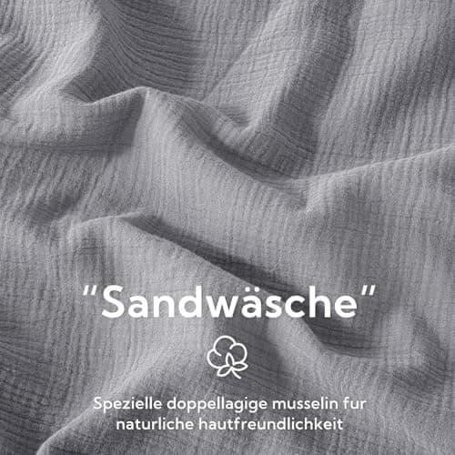SOULFUL Doppelte Musselin-Kissenbezug 40x80 cm – Baumwolle, OEKO-TEX STANDARD 100