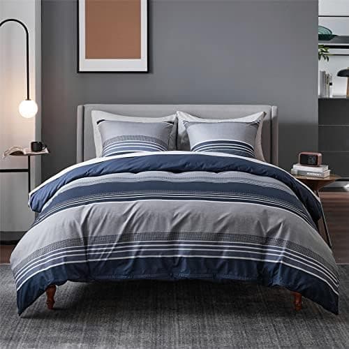 BEDSURE Bettwäsche-Set 135x200 (4-teilig) – Wendebettwäsche OEKO-TEX STANDARD 100 mit Reißverschluss, 2×80x80 Kissenbezü