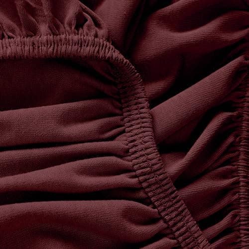 Mixibaby Spannbettlaken Jersey 100% Baumwolle – 180 x 200 cm, Hellgrau