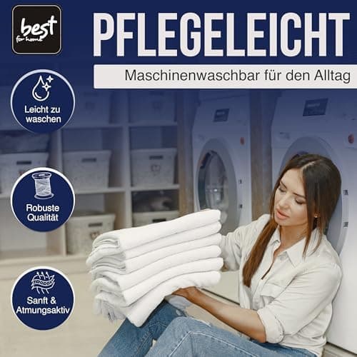 Elastisches Jersey-Spannbettlaken 90x180 cm – 100% Baumwolle, kuschelig warm