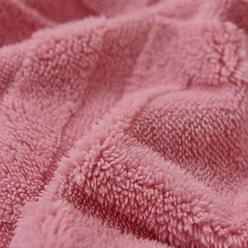 Kuschelige Plüsch-Bettwäsche 135x200 cm – Teddy-Fleece, extra warm, inkl. Kissenbezug 80x80 cm (Grau)