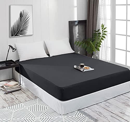 Mixibaby Spannbettlaken Jersey 100% Baumwolle – 180 x 200 cm, Hellgrau