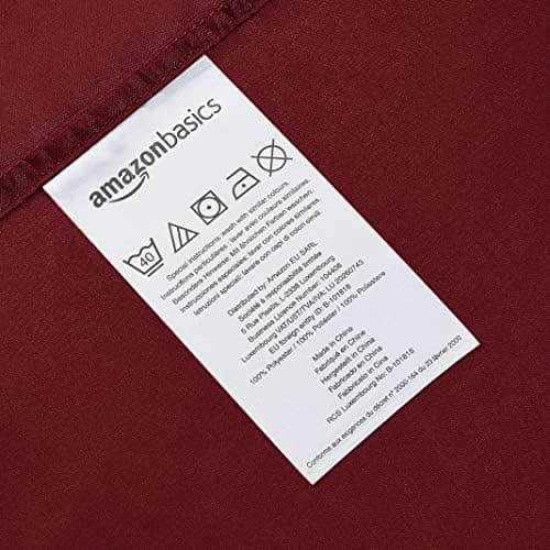 Amazon Basics Spannbettlaken – Mikrofaser Spannbetttuch 150 x 200 x 30 cm (für Matratzen bis 30 cm)