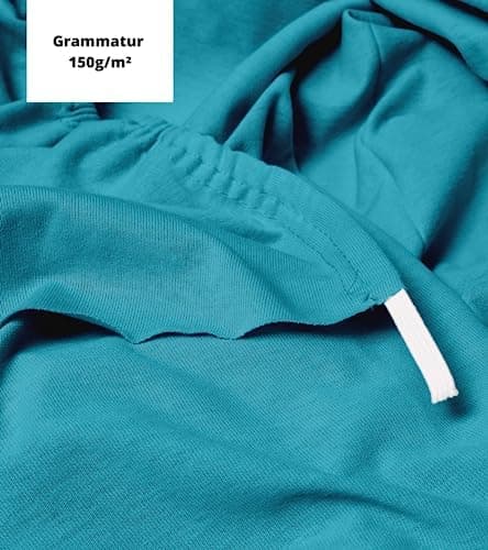 BMISTY Jersey-Spannbettlaken 90x200 cm – Baumwolle, OEKO‑TEX® zertifiziert