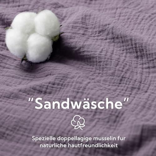 SOULFUL Doppelte Musselin-Kissenbezug 40x80 cm – Baumwolle, OEKO-TEX STANDARD 100