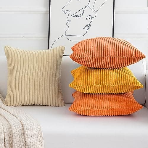 Softalker Kissenbezug 40x40 cm – 2er Set flauschig rosa, Dekokissenbezug für Sofa, Wohnzimmer & Schlafzimmer