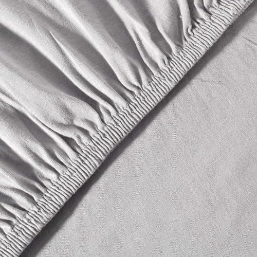 leevitex® Spannbettlaken 180x200–200x200 cm | 100% Jersey-Baumwolle | für Matratzen bis 25 cm