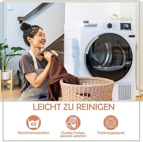 NatureMark Mikrofaser-Spannbettlaken 90x200–100x200 cm, türkis
