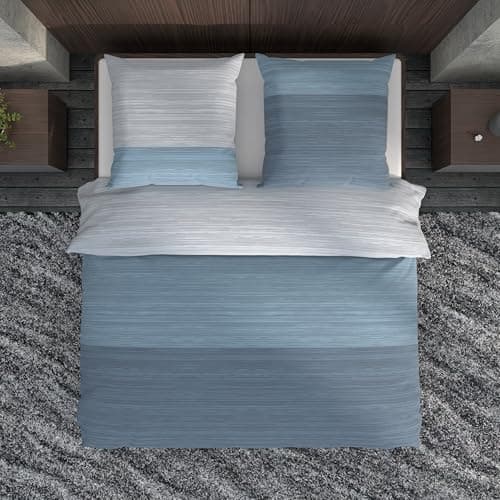 LARAWELL Bettwäsche-Set 135x200 Baumwolle