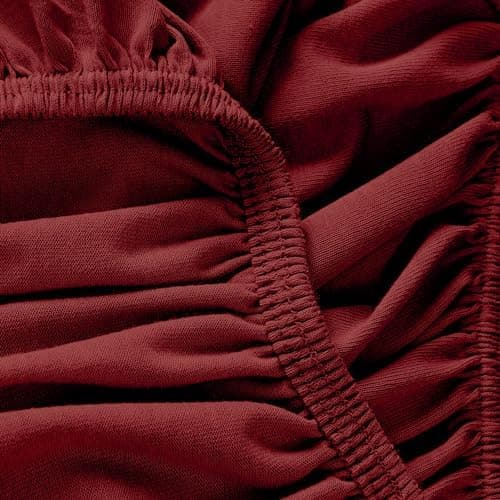Mixibaby Spannbettlaken Jersey 100% Baumwolle – 180 x 200 cm, Hellgrau