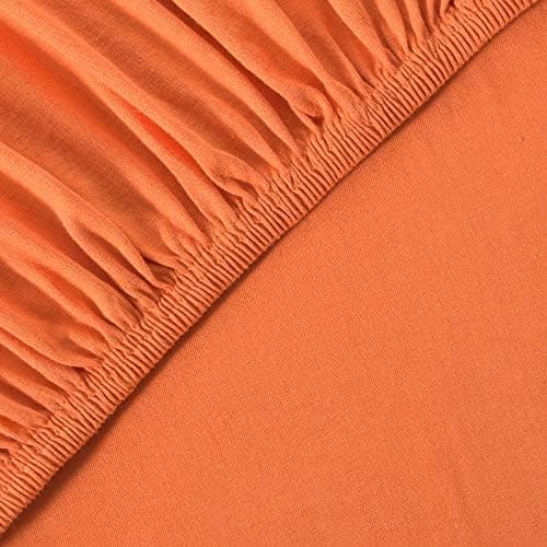 leevitex® Spannbettlaken 180x200–200x200 cm | 100% Jersey-Baumwolle | für Matratzen bis 25 cm
