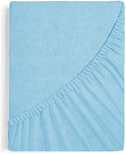 Premium Spannbettlaken 140x200–160x200 cm | 100% Baumwoll‑Jersey 160 g/m² | OEKO‑TEX MADE IN GREEN | 10 Farben
