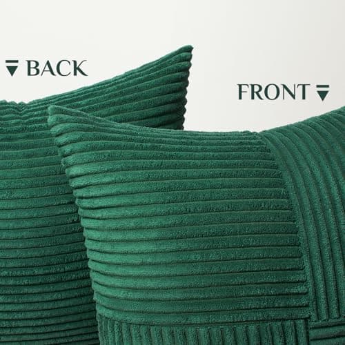 Softalker Kissenbezug 40x40 cm – 2er Set flauschig rosa, Dekokissenbezug für Sofa, Wohnzimmer & Schlafzimmer