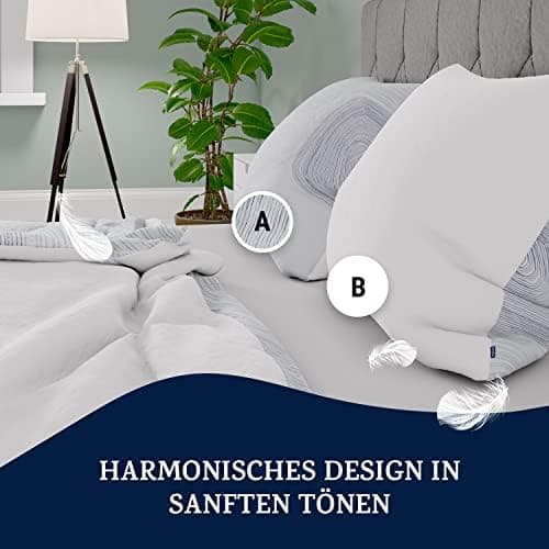 sleepwise Bettwäsche 135x200 Mikrofaser – ÖKO‑TEX zertifiziert, bügelfrei & knitterfrei, 2‑tlg. (inkl. 80x80 cm Kissenbe