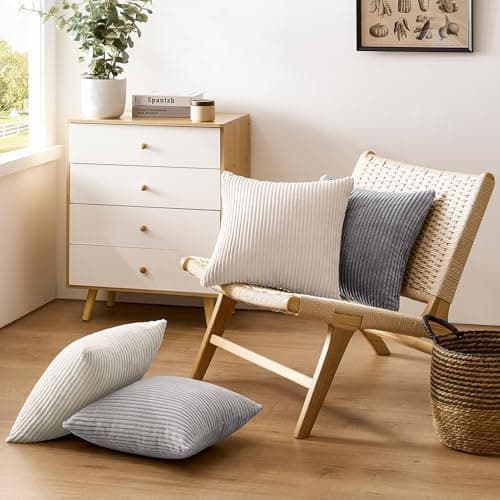 Softalker Kissenbezug 40x40 cm – 2er Set flauschig rosa, Dekokissenbezug für Sofa, Wohnzimmer & Schlafzimmer