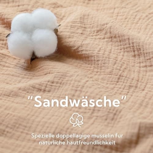 SOULFUL Doppelte Musselin-Kissenbezug 40x80 cm – Baumwolle, OEKO-TEX STANDARD 100