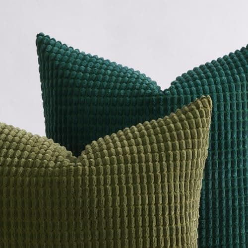 Topfinel Kissenbezüge 40x40 cm 4er-Set Rosa – Cord-Optik, flauschig, GRS‑zertifiziert
