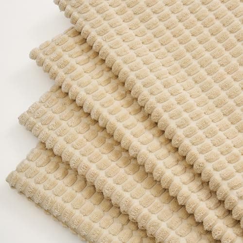 Topfinel Kissenbezüge 40x40 cm 4er-Set Rosa – Cord-Optik, flauschig, GRS‑zertifiziert