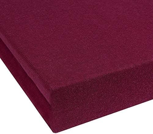 NatureMark Jersey-Spannbettlaken – 100% Baumwolle, 120 x 200 cm (Schoko Braun)