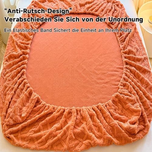 Premium Flanell Spannbettlaken – Winterwarm & Weich, Antirutsch-Design mit elastischem Rundumgummi | 90x200 cm inkl. Kis
