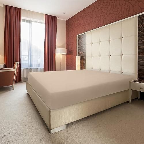 Utopia Bedding 2er-Set Spannbettlaken 140 x 200 cm – OEKO-TEX MADE IN GREEN zertifiziert – 35 cm Tiefe Tasche