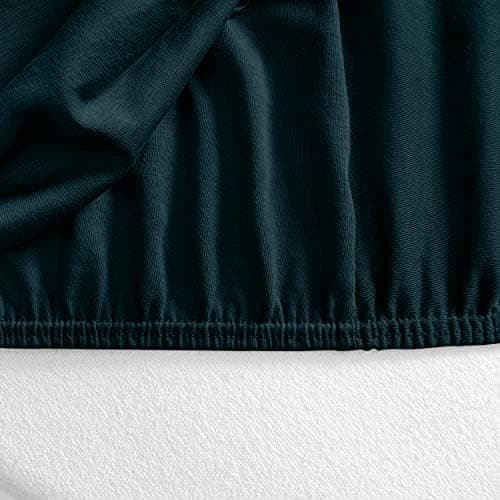 Mixibaby Spannbettlaken (Jersey) – 100% Baumwolle, 140 x 200 cm, Schwarz