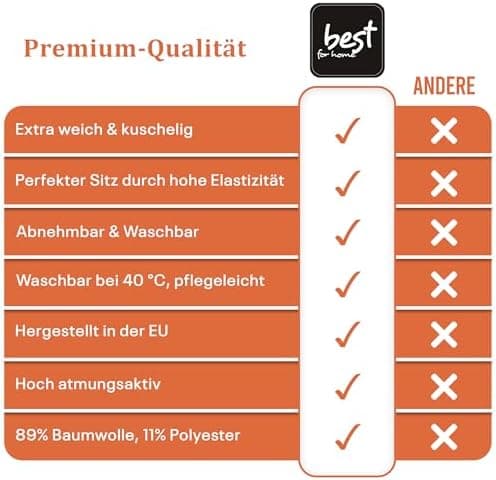 Elastisches Jersey-Spannbettlaken 90x180 cm – 100% Baumwolle, kuschelig warm