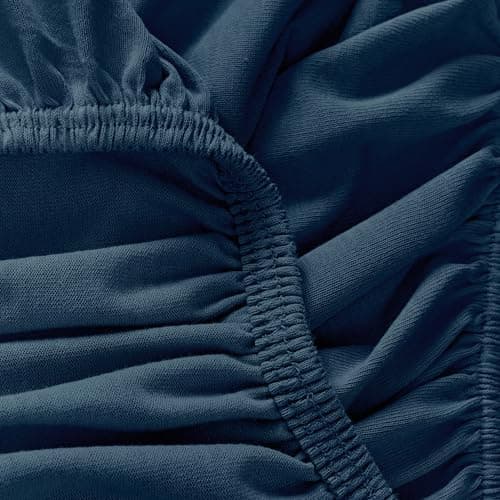 Mixibaby Spannbettlaken Jersey 100% Baumwolle – 180 x 200 cm, Hellgrau