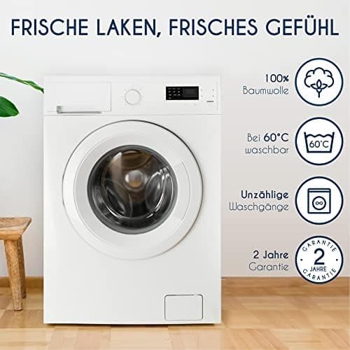 Dreamzie Spannbettlaken 90x190/200 cm – 100% Jersey‑Baumwolle, OEKO‑TEX STANDARD 100