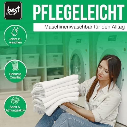 Elastisches Jersey-Spannbettlaken 90x180 cm – 100% Baumwolle, kuschelig warm