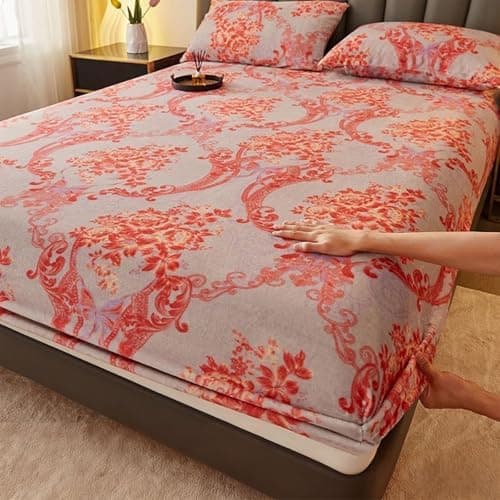Premium Spannbettlaken 90x200 cm – Milchfleece, warm & flauschig, rutschfest mit perfekter Passform | Bettlaken + Kissen