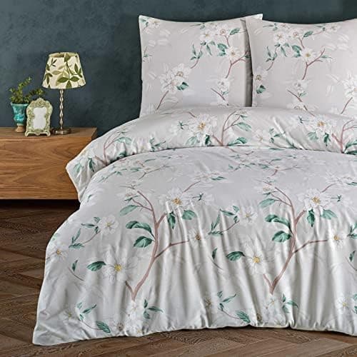 Buymax® Bettwäsche 200x200 3‑teilig (inkl. 2 x 80x80) – 100% Baumwolle Renforcé, OEKO‑TEX STANDARD 100
