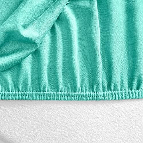 Mixibaby Spannbettlaken (Jersey) – 100% Baumwolle, 140 x 200 cm, Schwarz