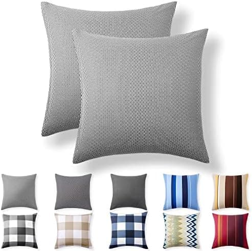 2er-Set Kissenbezüge 40 x 80 cm – Renforcé, 100% Baumwolle, superweich mit Reißverschluss, Babyrosa