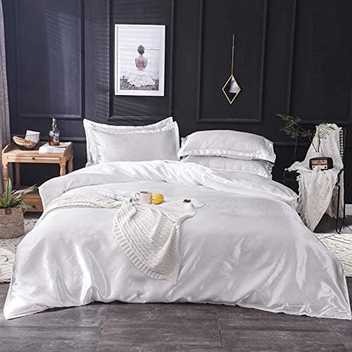 Bettwäsche-Set aus reiner Seide – Blau, Queen- & King-Size