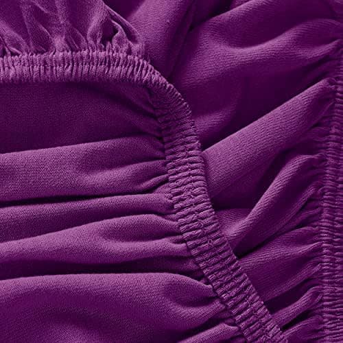 Mixibaby Spannbettlaken Jersey 100% Baumwolle – 180 x 200 cm, Hellgrau