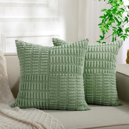 Softalker Kissenbezug 40x40 cm – 2er Set flauschig rosa, Dekokissenbezug für Sofa, Wohnzimmer & Schlafzimmer