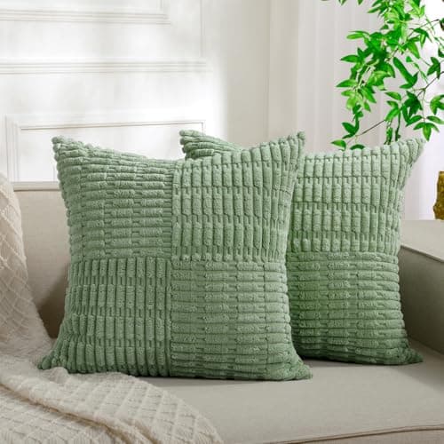 Softalker Kissenbezug 40x40 cm – 2er Set flauschig rosa, Dekokissenbezug für Sofa, Wohnzimmer & Schlafzimmer