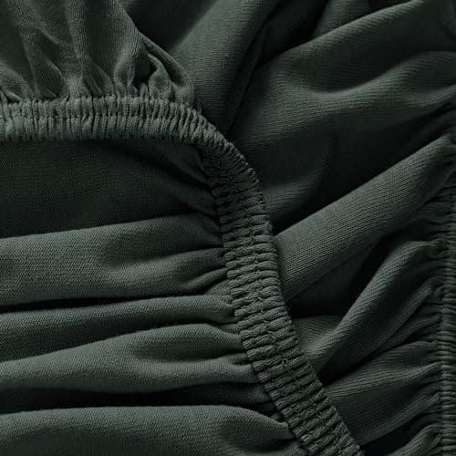 Mixibaby Spannbettlaken Jersey 100% Baumwolle – 180 x 200 cm, Hellgrau