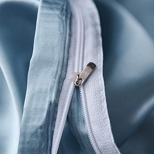 Bettwäsche-Set aus reiner Seide – Blau, Queen- & King-Size