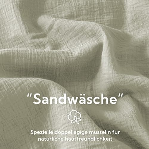 SOULFUL Doppelte Musselin-Kissenbezug 40x80 cm – Baumwolle, OEKO-TEX STANDARD 100