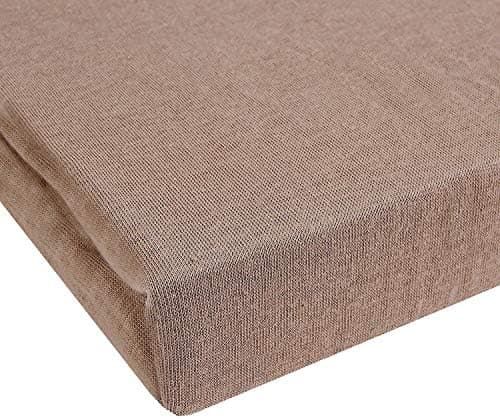 NatureMark Jersey-Spannbettlaken – 100% Baumwolle, 120 x 200 cm (Schoko Braun)