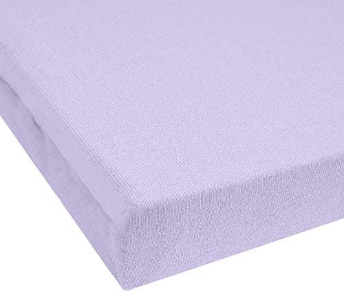 NatureMark Jersey-Spannbettlaken – 100% Baumwolle, 120 x 200 cm (Schoko Braun)